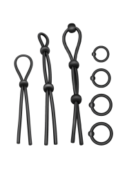 ADDICTED TOYS - KIT DE 7 ANILLAS SILICONA FLEXIBLE