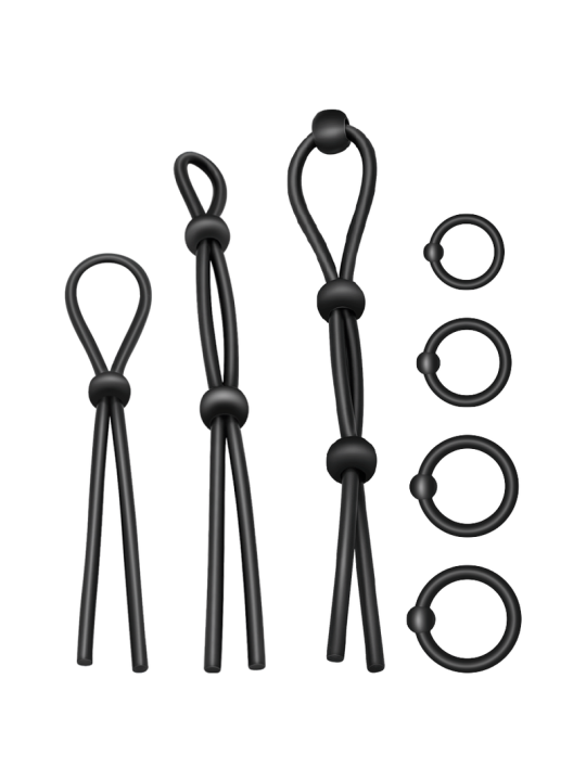 ADDICTED TOYS - KIT DE 7 ANILLAS SILICONA FLEXIBLE