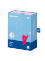 SATISFYER - HIGH FLY VIBRADOR DEDAL FUCHSIA