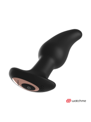 ANBIGUO - WATCHME CONTROL REMOTO PLUG ANAL VIBRADOR CON ROTACIÓN DE PERLAS AMADEUS