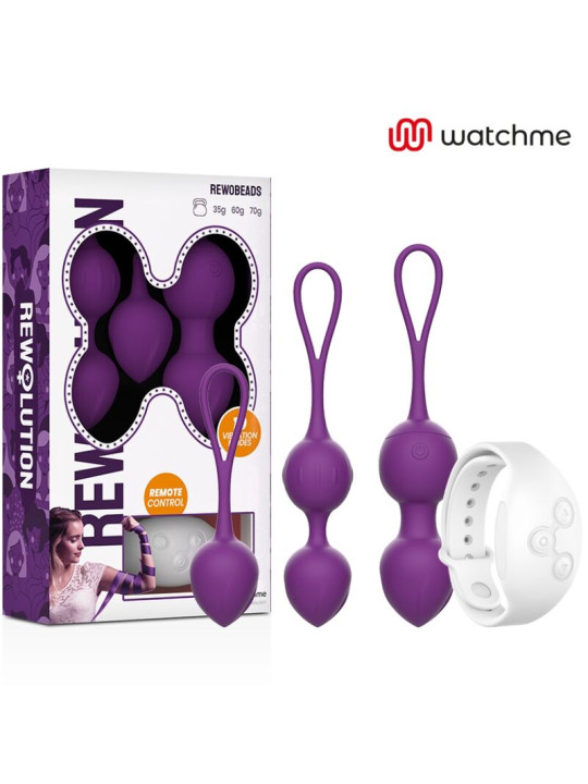 REWOLUTION - REWOBEADS BOLAS VIBRADORAS CONTROL REMOTO CON TECNOLOGIA WATCHME