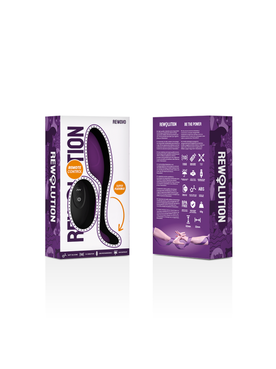 REWOLUTION - REWOVO HUEVO VIBRADOR CONTROL REMOTO
