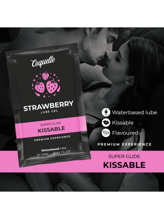 COQUETTE CHIC DESIRE - POCKET LUBRICANTE KISSABLE BASE AGUA FRESA 10 ML