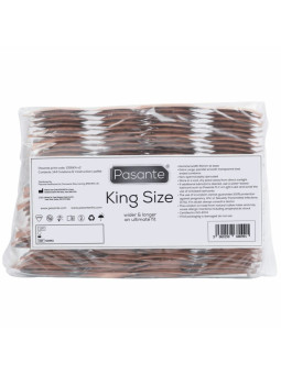 PASANTE - PRESERVATIVOS KING MS LARGOS Y ANCHOS BOLSA 144 UNIDADES
