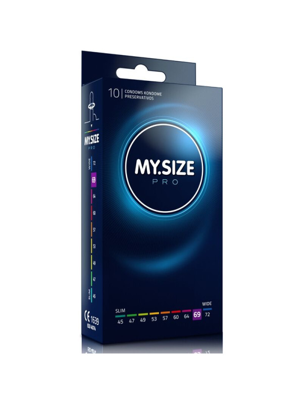 My Size Pro: 10 preservativos de 69 mm a medida