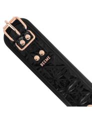 BEGME - BLACK EDITION COLLAR CUERO VEGANO CON FORRO DE NEOPRENO