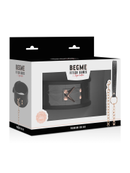 BEGME - BLACK EDITION COLLAR CUERO VEGANO CON FORRO DE NEOPRENO