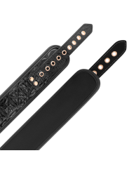 BEGME - BLACK EDITION COLLAR CON CADENAS Y PINZAS PEZONES CON FORRO DE NEOPRENO