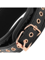 BEGME - BLACK EDITION COLLAR CON CADENAS Y PINZAS PEZONES CON FORRO DE NEOPRENO