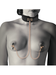 COQUETTE CHIC DESIRE - FANTASY COLLAR CON PINZAS PEZONES CON FORRO DE NEOPRENO