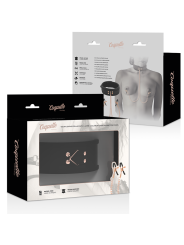 COQUETTE CHIC DESIRE - FANTASY COLLAR CON PINZAS PEZONES CON FORRO DE NEOPRENO