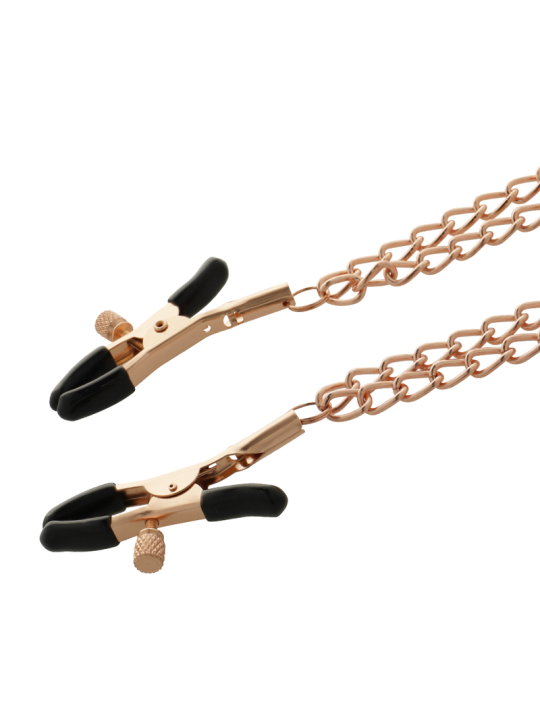 COQUETTE CHIC DESIRE - FANTASY PINZAS METALICAS PEZONES CON CADENA