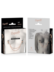COQUETTE CHIC DESIRE - FANTASY PINZAS METALICAS PEZONES CON CADENA