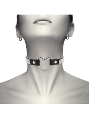 COQUETTE CHIC DESIRE - CHOKER CUERO VEGANO CORAZON