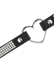 COQUETTE CHIC DESIRE - CHOKER CUERO VEGANO CORAZON