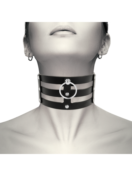 COQUETTE CHIC DESIRE - CHOKER CUERO VEGANO ESTILO FETISH