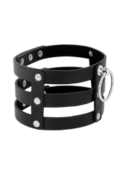 COQUETTE CHIC DESIRE - CHOKER CUERO VEGANO ESTILO FETISH