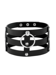COQUETTE CHIC DESIRE - CHOKER CUERO VEGANO ESTILO FETISH