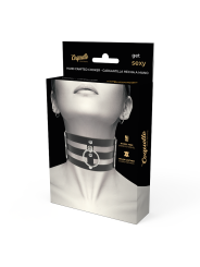 COQUETTE CHIC DESIRE - CHOKER CUERO VEGANO ESTILO FETISH