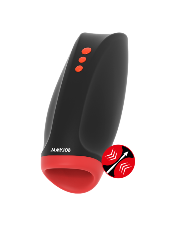 Jamyjob Novax: masturbador con vibración y compresión