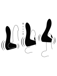 JAMYJOB - PULSAR MASTURBADOR VIBRADOR AJUSTABLE CON GOLPETEO EN GLANDE