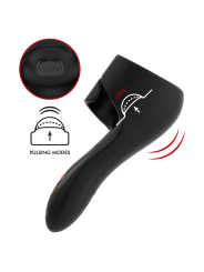 JAMYJOB - PULSAR MASTURBADOR VIBRADOR AJUSTABLE CON GOLPETEO EN GLANDE