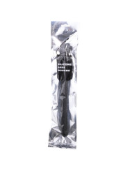 ALL BLACK - DUCHA ANAL SILICONA 27 CM