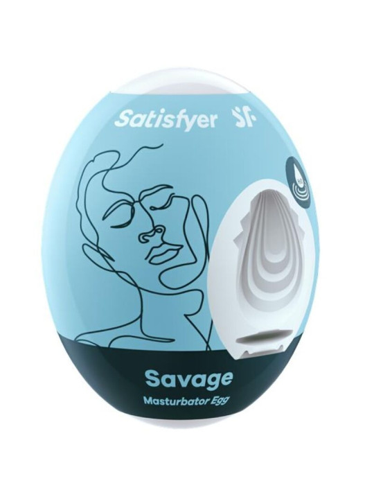 SATISFYER - SAVAGE HUEVO MASTURBADOR