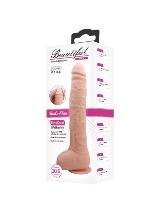 BAILE - DILDO REALÍSTICO FLEXIBLE