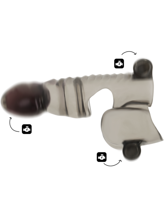 OHMAMA - FUNDA PENE Y TESTÍCULOS 3 MOTORES