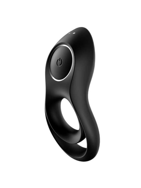 SATISFYER - LEGENDARY DUO ANILLO VIBRADOR NEGRO