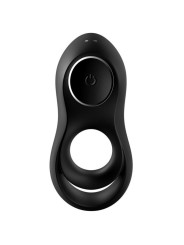 SATISFYER - LEGENDARY DUO ANILLO VIBRADOR NEGRO