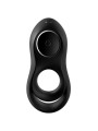 SATISFYER - LEGENDARY DUO ANILLO VIBRADOR NEGRO