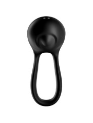 SATISFYER - MAJESTIC DUO ANILLO VIBRADOR NEGRO