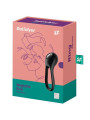 SATISFYER - MAJESTIC DUO ANILLO VIBRADOR NEGRO