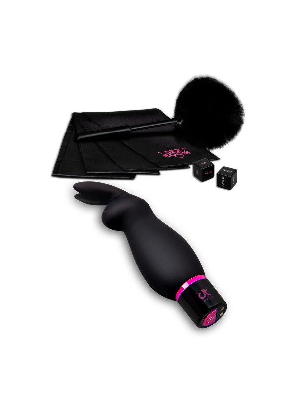 Vibrador clásico Dream Toys Sex Room Raunchy Kit Negro