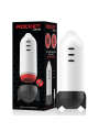Jamyjob Rocket junto a su caja, con las tres teclas de vibración, encendido y compresión