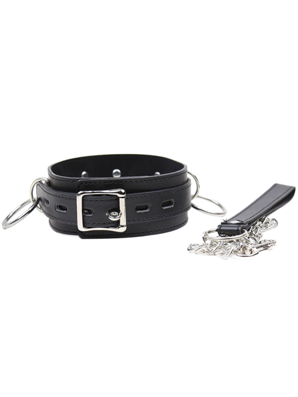 OHMAMA FETISH - COLLAR SUMISION CON 3 ANILLAS