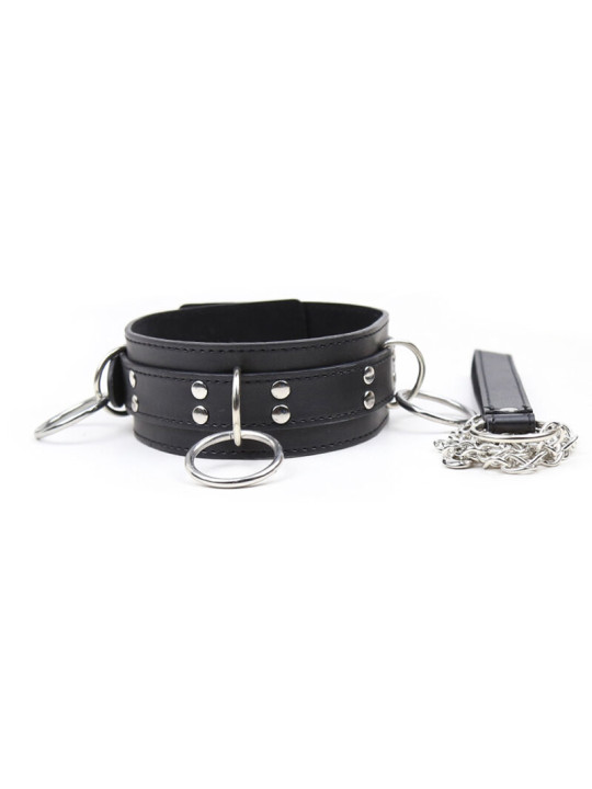 OHMAMA FETISH - COLLAR SUMISION CON 3 ANILLAS