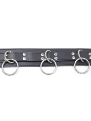 OHMAMA FETISH - COLLAR SUMISION CON 3 ANILLAS
