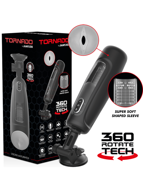 JAMYJOB - TORNADO MASTURBADOR 360 ROTATE TECH