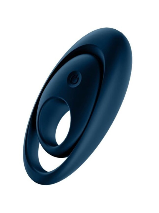 SATISFYER - GLORIOUS DUO ANILLO VIBRADOR AZUL