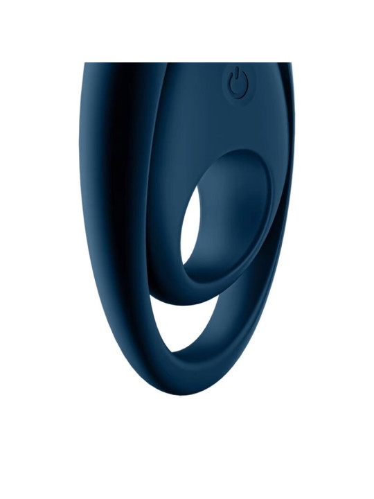SATISFYER - GLORIOUS DUO ANILLO VIBRADOR AZUL
