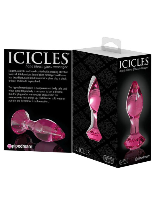 ICICLES - N. 79 PLUG ANAL VIDRIO