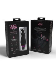 Vibrador clásico Dream Toys Sex Room Raunchy Kit Negro