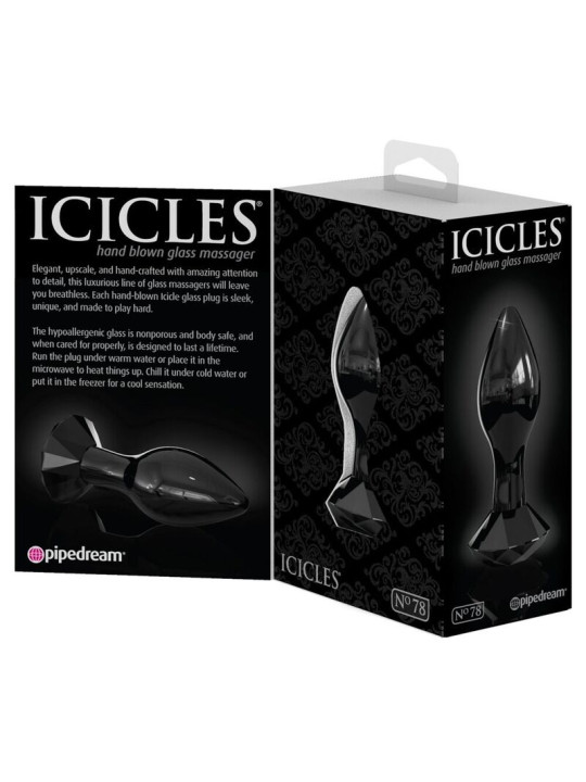 ICICLES - N. 78 PLUG ANAL VIDRIO
