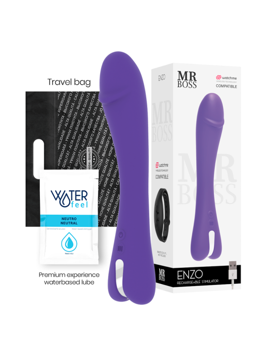 MR BOSS - ENZO VIBRADOR + MANDO CONTROL REMOTO WATCHME