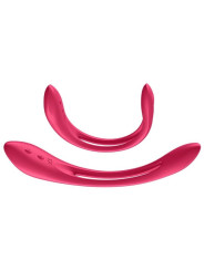 SATISFYER - ELASTIC JOY MULTI VIBRADOR ROJO