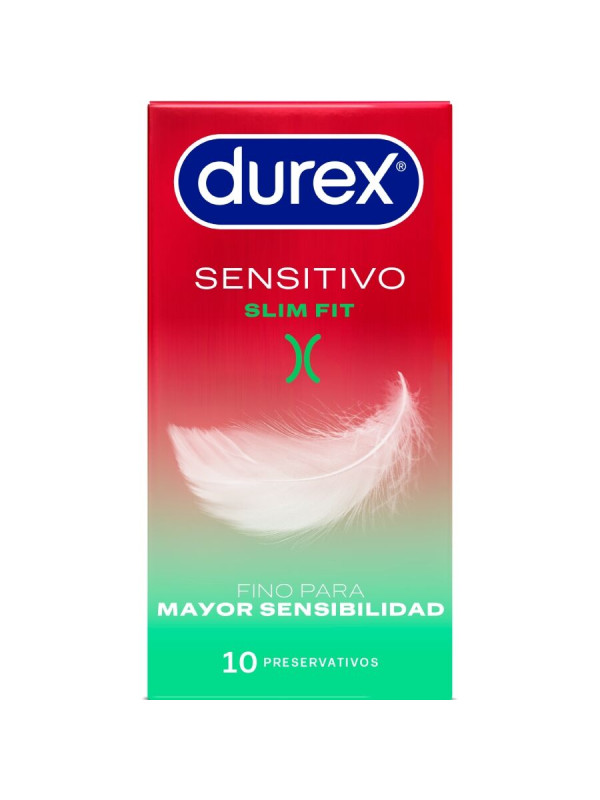 DUREX - SENSITIVO SLIM FIT 10 UNIDADES