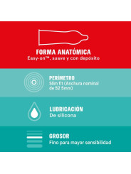 DUREX - SENSITIVO SLIM FIT 10 UNIDADES